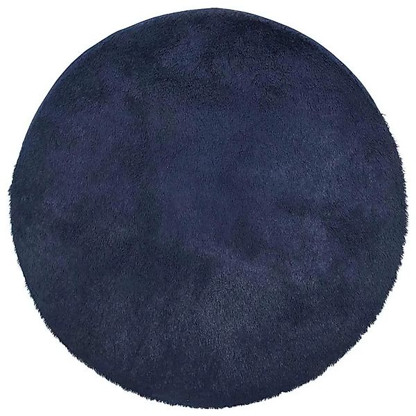 vidaXL Teppich Shaggy Hochflor NAVARRA Marineblau 240x240 cm Polyester 4102 günstig online kaufen