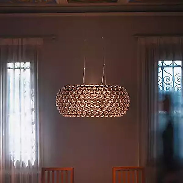 Foscarini Caboche Plus Pendelleuchte LED, rauchgrau - grande - schaltbar günstig online kaufen