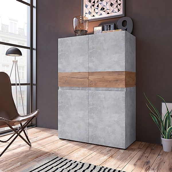 INOSIGN Highboard "Rimini", Höhe 129 cm günstig online kaufen