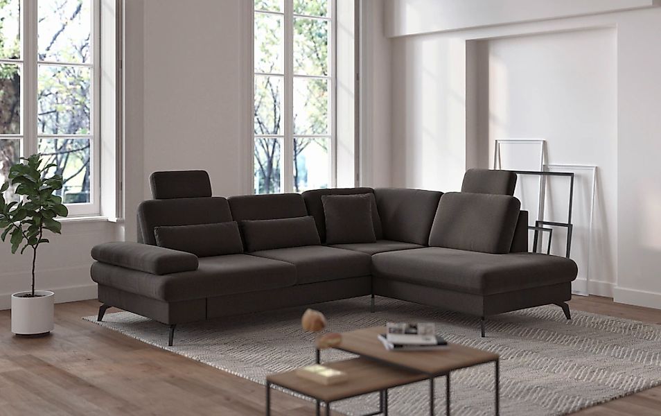 sit&more Ecksofa »Morris L-Form, inkl. Sitztiefenverstellung« wahlweise mit günstig online kaufen