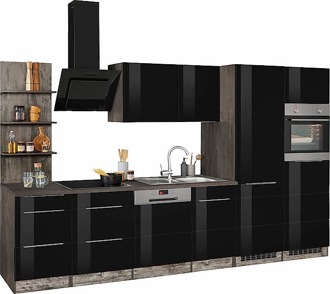 KOCHSTATION Küchenzeile »KS-Brindisi Breite 340 cm«, wahlweise mit E-Geräte günstig online kaufen