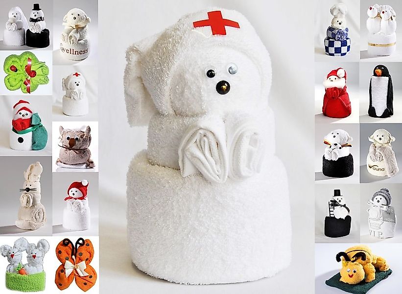 JACK Handtuch Set Frottier Geschenk Set viele Modelle Handarbeit Origami Gä günstig online kaufen