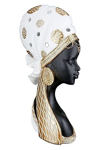 GILDE Skulptur Kunstharzfigur Mara – Frau mit Kopftuch günstig online kaufen