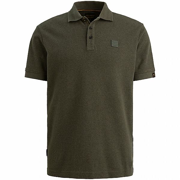 PME LEGEND Poloshirt "Short Sleeve Polo Popcorn Jersey" aus Baumwolle günstig online kaufen