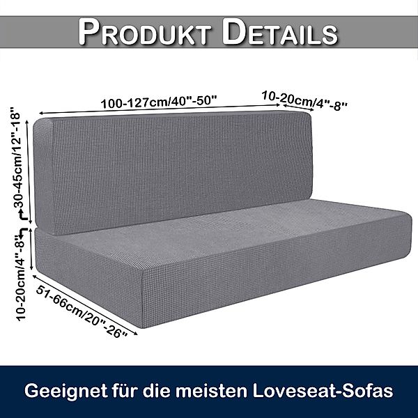 BTTO Sofaschoner Sofa-Sitzkissenbezüge,Jacquard RV Dinette-Kissenbezug, 100 günstig online kaufen