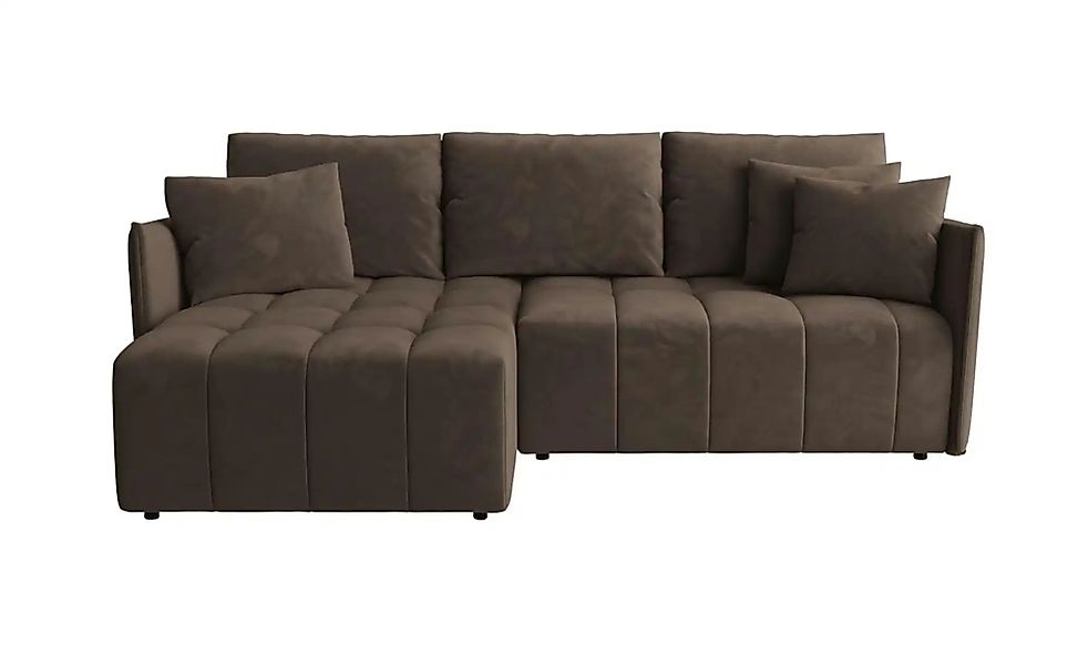 Ecksofa  Onil ¦ braun ¦ Maße (cm): B: 245 H: 85 Polstermöbel > Sofas > 3-Si günstig online kaufen