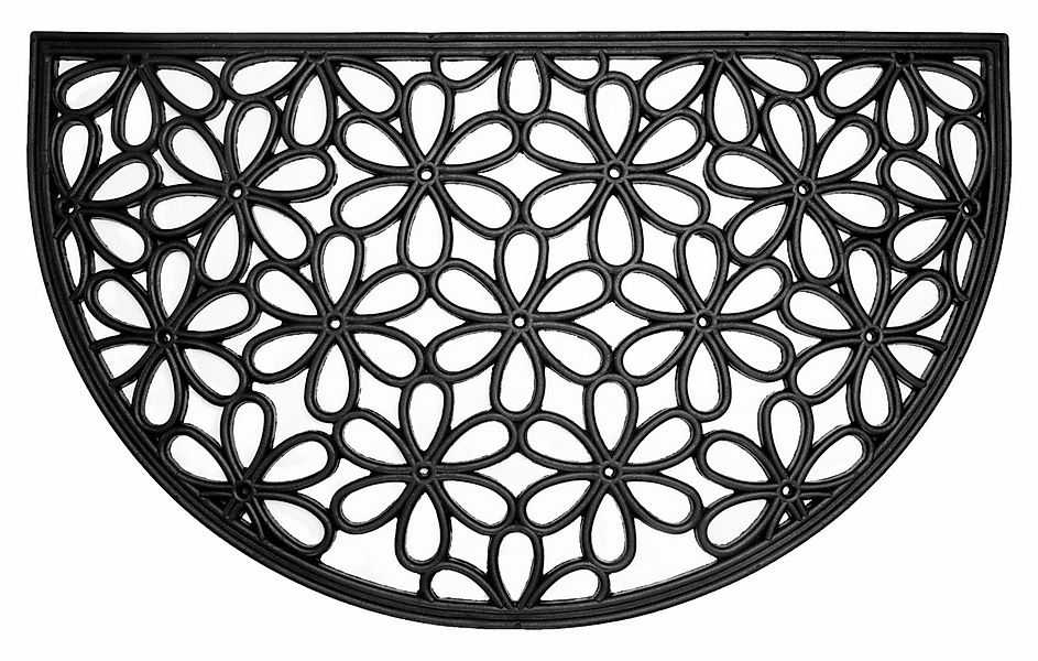 Andiamo Fußmatte Nabucco 1, halbrund, Höhe: 10 mm, Gummi-Fussabtreter, Guss günstig online kaufen