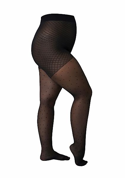 Camano Feinstrumpfhose fine curvy 40 DEN Curvy-Tights, Tupfen-Allover günstig online kaufen
