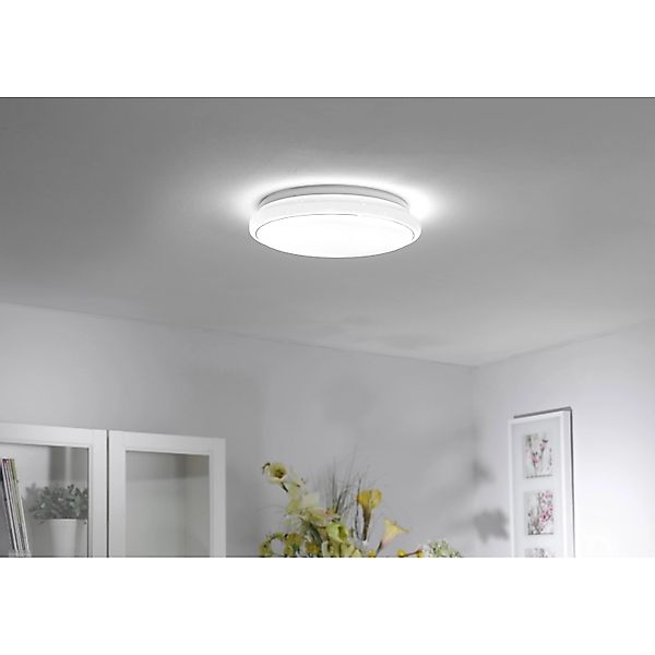 Just Light. LED-Deckenleuchte  Lolasmart-Jupi Weiß App-steuerbar Ø 59 cm günstig online kaufen