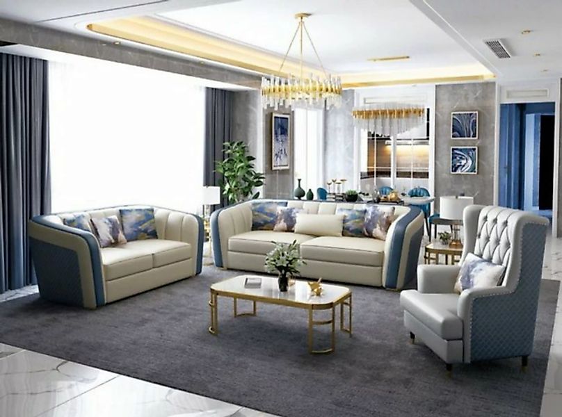 JVmoebel Sofa Designer Moderne Polster Garnitur Sitz Sofa Garnituren 3+2+1 günstig online kaufen