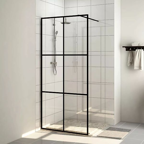 Duschwand Für Begehbare Dusche Mit Klarem Esg Glas 115x195 Cm günstig online kaufen