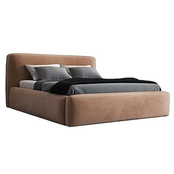 A&J MöbelLand GmbH Polsterbett LUMO mit Matratze und Bettkasten. (Bett mit günstig online kaufen