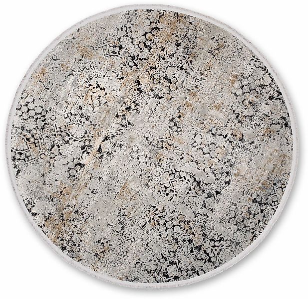 ASTRA Teppich "Gravina 231" rund 8 mm Höhe seidiger Schimmer durch Viskose, günstig online kaufen