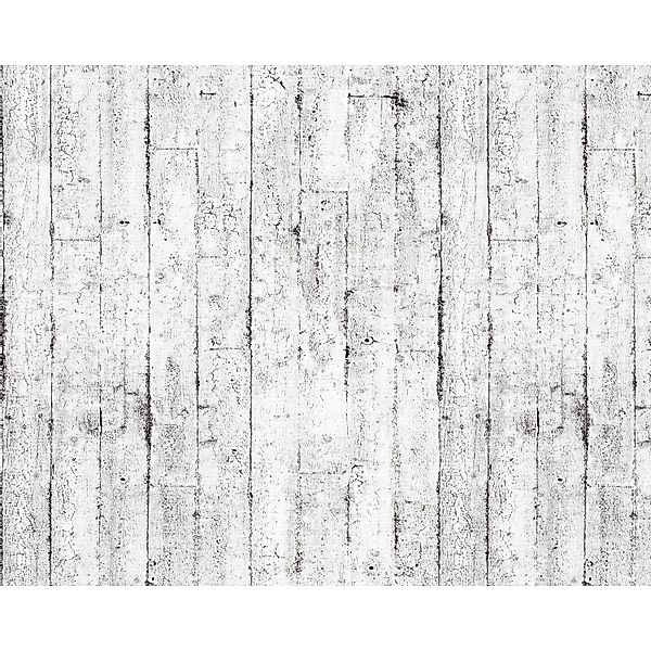 EDEM 81108BR05 Holz Tapete Shabby Chic Matt Weiß Grau Braun 1,06 m x 10,05 günstig online kaufen