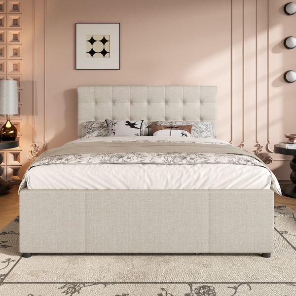 Merax Polsterbett 140x200cm mit Ausziehbett 90x190cm günstig online kaufen