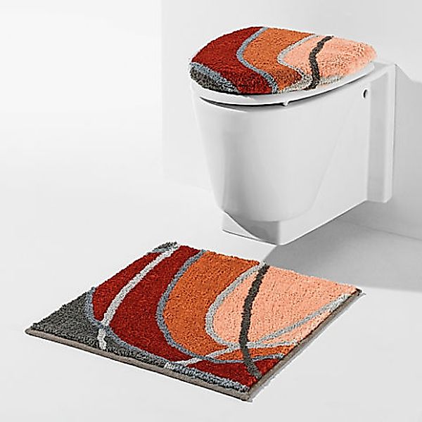 REDBEST Badematte WC-Vorlage "Lynn", Höhe 20 günstig online kaufen