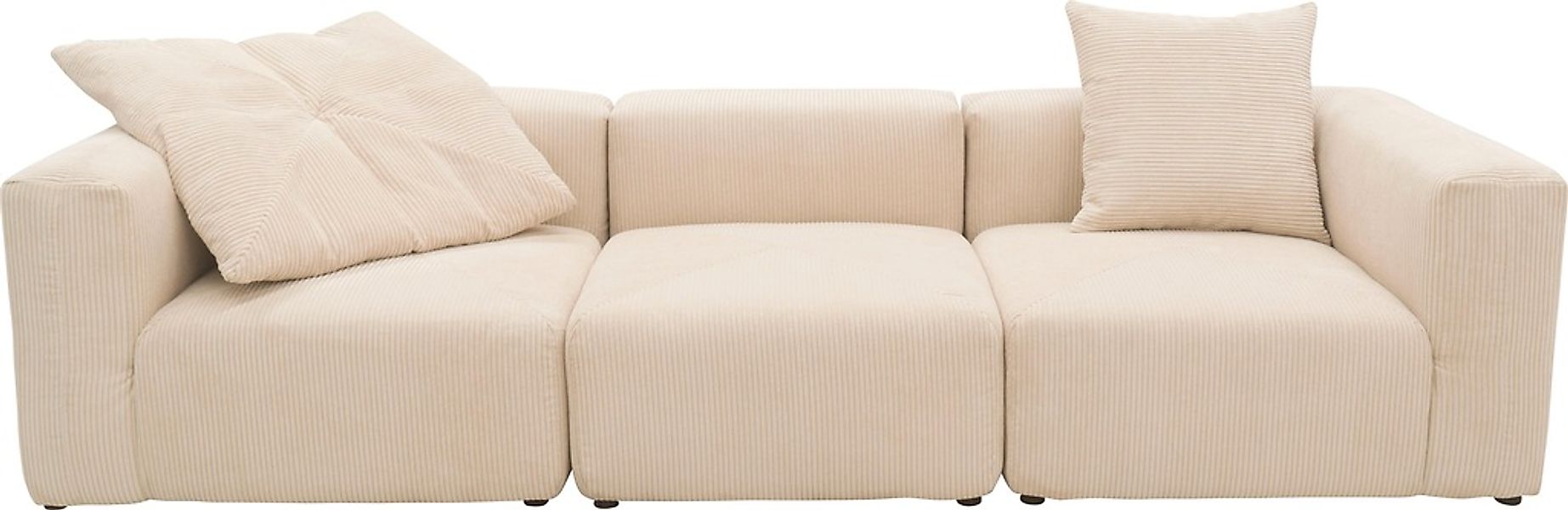 RAUM.ID Big-Sofa »Gerrid«, Cord-Bezug, bestehend aus Modulen: 2 Eck- und ei günstig online kaufen