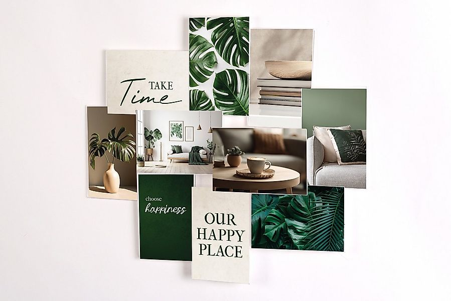 Wackadoo Living Bilderrahmen Collage 3D Bilderrahmen Collage, für 10 Bilder günstig online kaufen