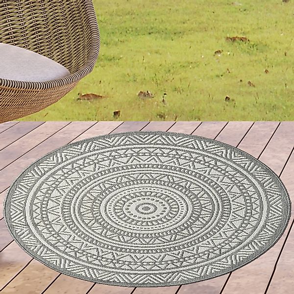 Carpetia Outdoorteppich Runder Indoor- & Outdoorteppich günstig online kaufen