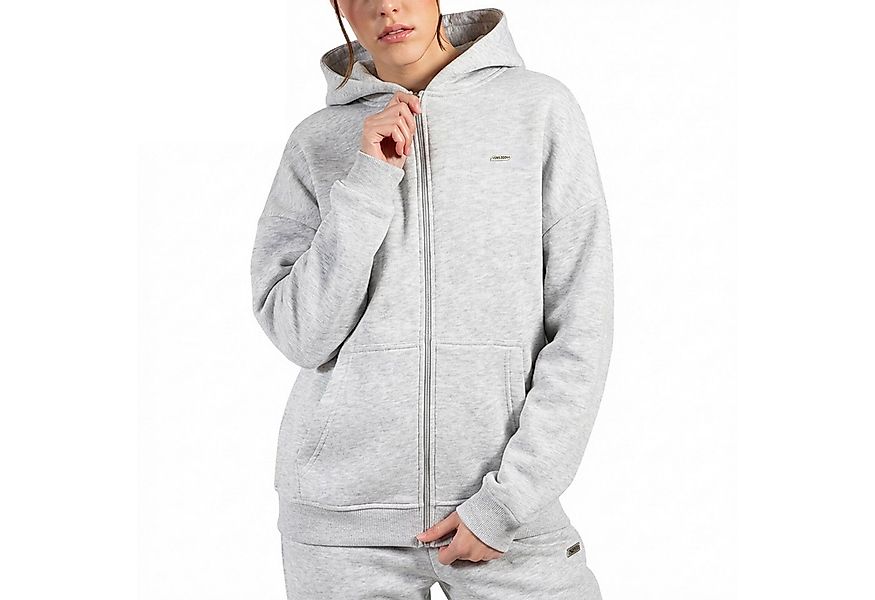 Smilodox Hoodie Lyanna, Oversize Zip Kapuzenpullover mit Reißverschluss, Fl günstig online kaufen