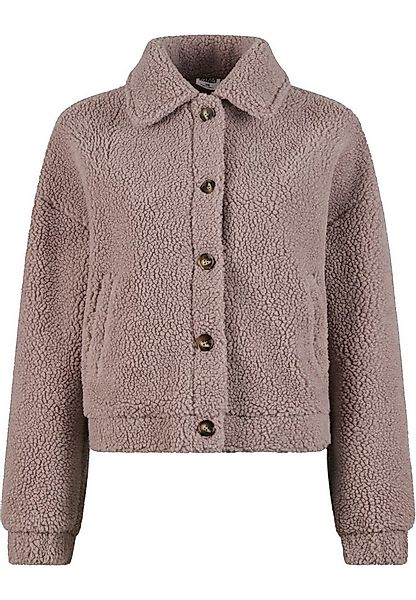 URBAN CLASSICS Allwetterjacke Urban Classics Ladies Short Sherpa Button Jac günstig online kaufen