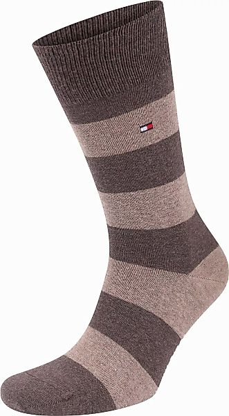 Tommy Hilfiger Socken 2 Paare Rugby Braun - Größe 39-42 günstig online kaufen