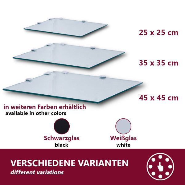 HOOZ Tischplatte Eckregal aus Sicherheitsglas mit günstig online kaufen