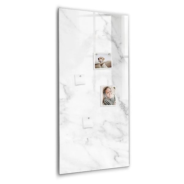 Tulup Glas Magnettafel Marmor 60x120 cm Magnettafel Zum Beschriften Schwarz günstig online kaufen