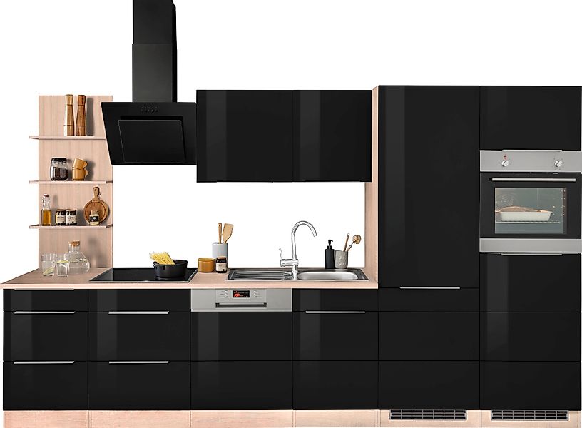 KOCHSTATION Küchenzeile »KS-Brindisi Breite 340 cm«, wahlweise mit E-Geräte günstig online kaufen