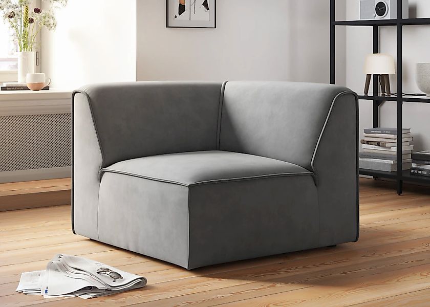 RAUM.ID Sofa-Eckelement "Merid, Sofaelement, Maße B/T/H: 97/97/46 cm", als günstig online kaufen