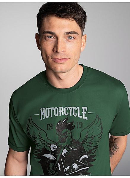Trigema T-Shirt TRIGEMA T-Shirt mit großem günstig online kaufen