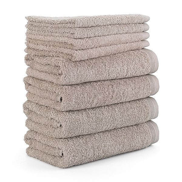 Möve Handtuch Set »Superwuschel 100% Premium Cotton Baumwolle,«, 8 tlg., Wa günstig online kaufen