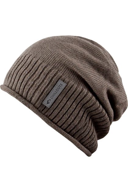 chillouts Beanie "Bastian Hat" mit sportlichem Streifen-Design, Logo-Label günstig online kaufen