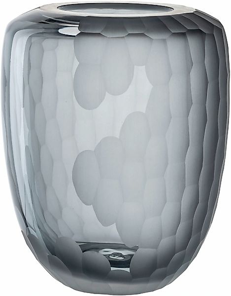 LEONARDO Tischvase "Dekovase BELLAGIO" aus Glas, anthrazitfarben, handgefer günstig online kaufen