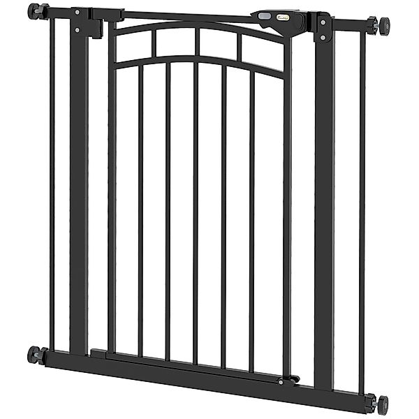 PawHut Hundeschutzgitter, erweiterbar 74-80 cm, Doppelverriegelung, automat günstig online kaufen