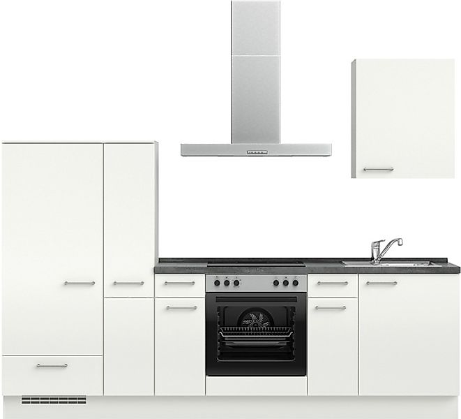 nobilia® Küchenzeile »"Laser I", Ausrichtung wählbar, Breite 270 cm« vormon günstig online kaufen