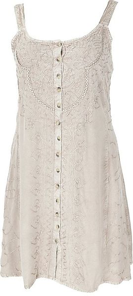 Guru-Shop Midikleid Besticktes indisches Minikleid Boho chic,.. alternative günstig online kaufen