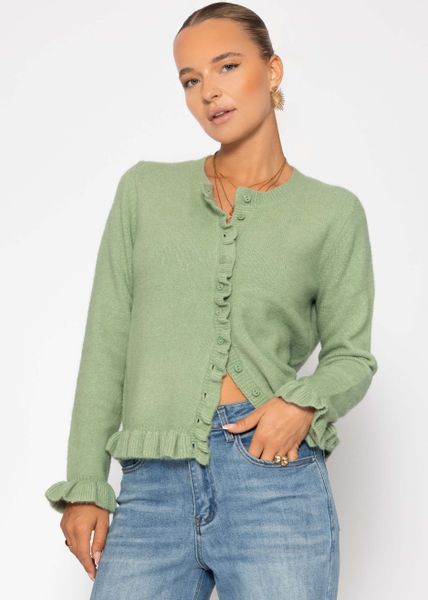 SASSYCLASSY Cardigan Elegante Strickjacke Damen mit günstig online kaufen
