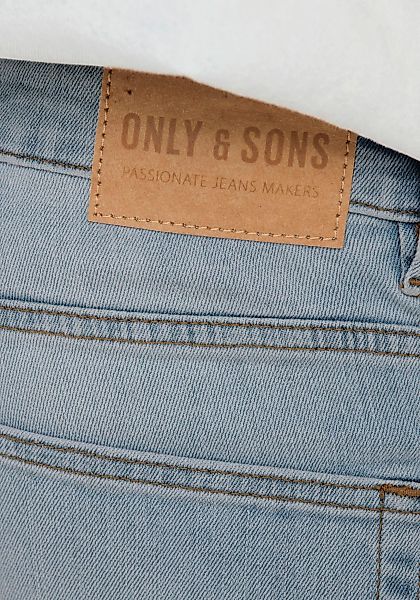 Only & Sons Herren Jeans ONSLOOM SLIM 4924 - Slim Fit - Blau - Light Blue D günstig online kaufen