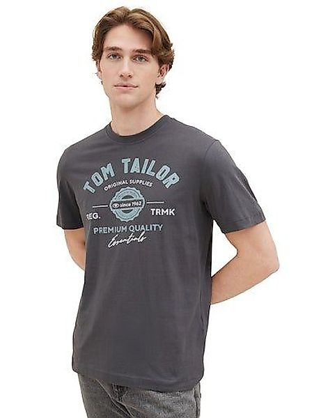 TOM TAILOR T-Shirt mit großem Logofrontprint günstig online kaufen