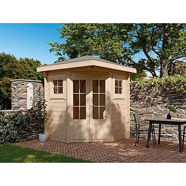 Fjordholz 5-Eck Gartenhaus Modell Evelyn 1A günstig online kaufen