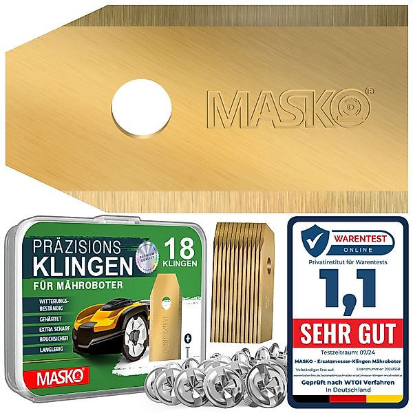 MASKO Mährobotermesser (18-St), Ersatzmesser Klingen für günstig online kaufen