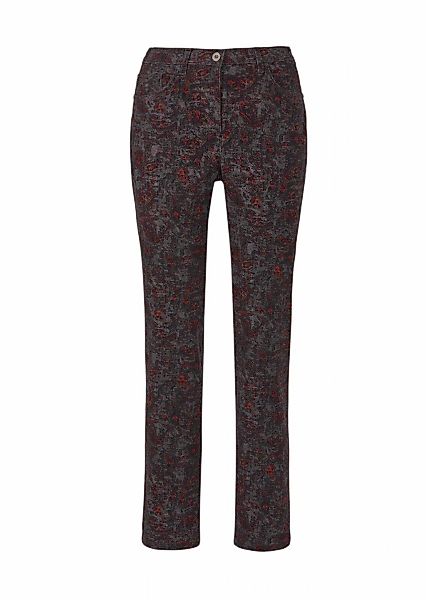GOLDNER 2-in-1-Hose "Kurzgröße Druckhose CARLA mit Paisley-Muster" günstig online kaufen