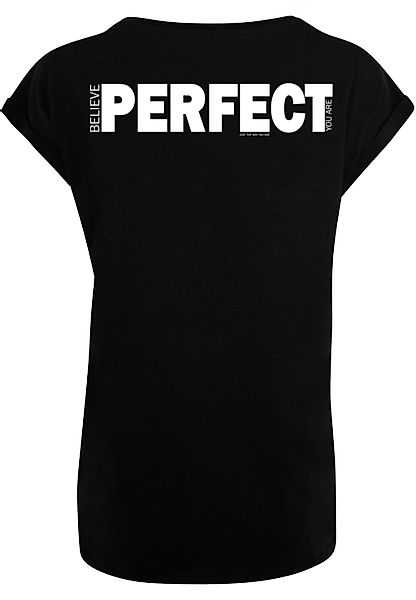 Merchcode T-Shirt "Merchcode Damen Ladies Believe Front Extended Shoulder T günstig online kaufen