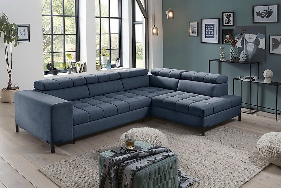exxpo - sofa fashion Ecksofa "Bocco, hochwertige Verarbeitung, toller Sitzk günstig online kaufen