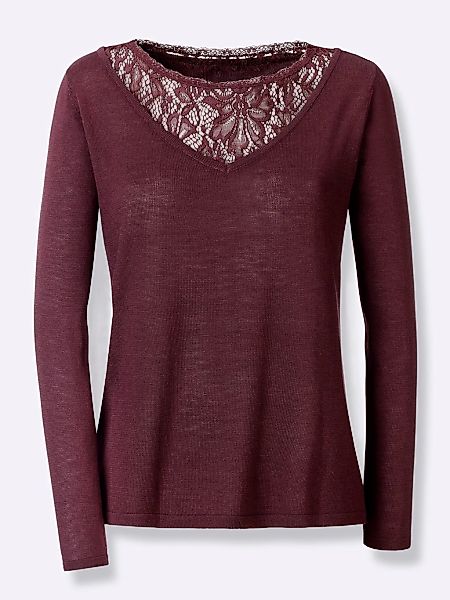 creation L Strickpullover "Lyocell-Viskose-Mix-Pullover" günstig online kaufen