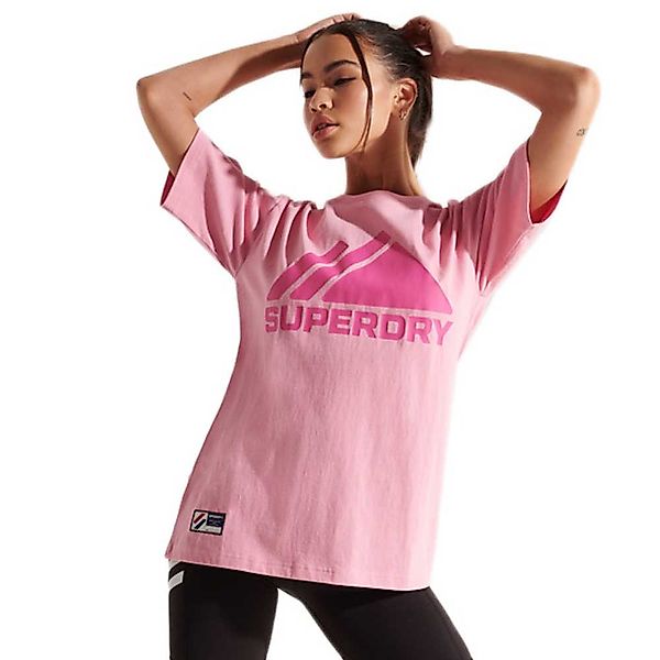 Superdry Mountain Sport Mono Kurzarm T-shirt XL Montauk Blush günstig online kaufen