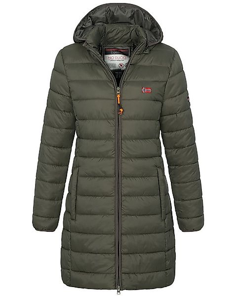 Geographical Norway Steppmantel Winter Jacke Steppjacke Parka Lange Kapuzen günstig online kaufen