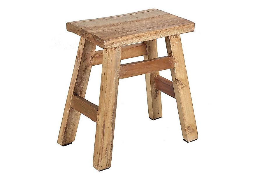 Casa Moro Fußhocker Holzhocker Rocco Vintage Sitzhocker Blumenhocker Holz m günstig online kaufen