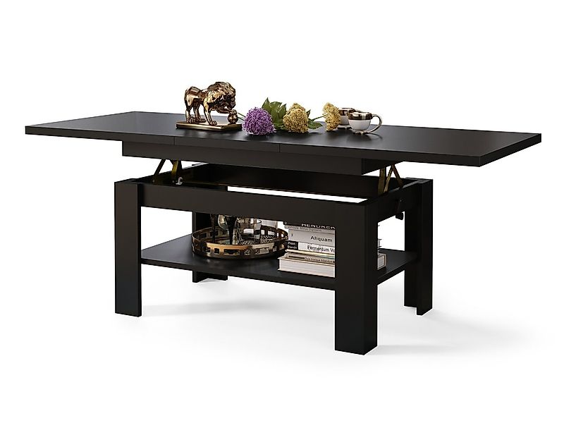 designimpex Couchtisch Design Rio stufenlos höhenverstellbar 55 - 67cm ausz günstig online kaufen